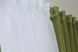 Кухонные шторки (400х170см) с подвязками цвет оливковый с белым 096к 50-804 Фото 4