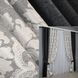 Комбинированные шторы из ткани лен цвет графитовый с серым 014дк (1161-1266ш) Фото 1