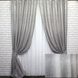 Комплект шториз ткани блэкаут, коллекция "Сакура", цвет серый 734ш Фото 1
