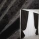 Комплект штор жаккард колекція "Мармур Al1" колір венге 613ш Фото 1