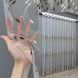 Тюль фатин с вышивкой цвет кремовый с венге 1487т Фото 1