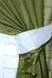 Кухонный комплект (330х170см) шторки с подвязками "Дуэт" цвет хаки с белым 060к 50-347 Фото 4
