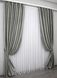 Комплект штор лен рогожка, коллекция "Савана" цвет серый 635ш Фото 3