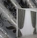 Комплект готовых штор из ткани блэкаут цвет серый 1006ш Фото 1