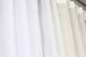 Комбіновані штори із шифону колір бежевий з білим 023дк Фото 5