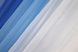 Кухонные шторы (400х170см) на карниз 1,5-2м цвет синий с голубым и белым 054к 50-055 Фото 5