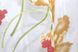 Тюль органза з великим квітковим принтом колір напівпрозорий білий з різнокольоровим принтом 1048т Фото 7