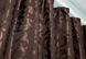 Комплект штор из ткани жаккард коллекция "Вензель" цвет коричневый 092ш Фото 6