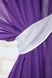 Комплект декоративних штор з шифону, колір фіолетовий з білим 026дк 10-413 Фото 4