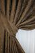 Комплект готовых штор, лен мрамор, коллекция "Pavliani ХО" цвет коричневый 1261ш Фото 4
