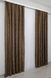 Комплект готовых штор, лен мрамор, коллекция "Pavliani ХО" цвет коричневый 1261ш Фото 5
