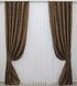 Комплект готових штор, льон мармур, колекція "Pavliani ХО" колір коричневий 1261ш Фото 2