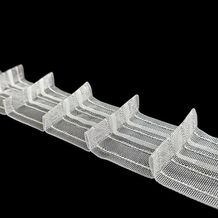 Шторная тесьма "Карандаш" 1:1,5 60 мм прозрачная 22-929тс
