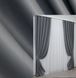 Комплект штор із тканини блекаут, колекція "Bagema Rvs" колір графітовий 1009ш Фото 1