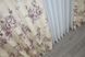 Комплект готовых льняных штор, коллекции "Прованс" цвет бежевый с сиреневым 219ш Фото 7