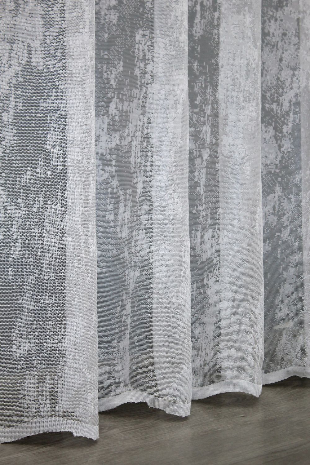 Тюль жаккард, коллекция "Мрамор" цвет белый 1400т, Тюль на метраж, Нужную Вам ширину указывайте при покупке. (Ширина набирается по длине рулона.), 2,8 м.