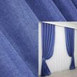 Комплект штор, коллекция "Лён Мешковина" цвет синий 773ш