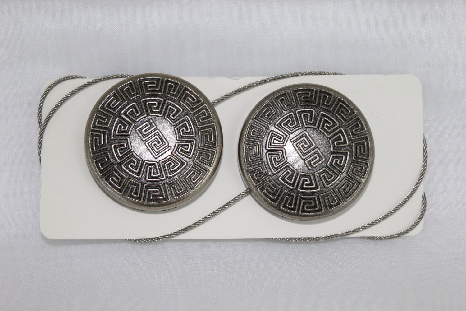Магниты (2шт, пара) для штор, гардин "Родос" цвет бронзовый 206м 81-117А