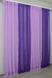 Декоративна гардина з шифону колір фіолетовий з бузковим 012дк (н118-н114) Фото 2