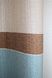 Комбинированные шторы из ткани лен цвет бежевый с голубовато-коричневым 016дк (953-1080-953ш)  Фото 8