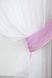 Кухонный комплект (270х170см) шторки с ламбрекеном и подхватами цвет белый с розовым 084к 52-0565 Фото 3