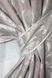 Комплект штор из ткани лён рогожка, коллекция "Лилия" цвет пудровый 807ш Фото 4