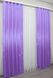 Комплект штор з тканини атлас колір світло-фіолетовий 1135ш Фото 5