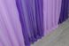 Декоративна гардина з шифону колір фіолетовий з бузковим 012дк (н118-н114) Фото 4