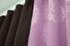 Комбинированные шторы из ткани лён-блэкаут цвет венге с розовым 014дк (291-1128ш) Фото 6