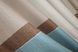 Комбинированные шторы из ткани лен цвет бежевый с голубовато-коричневым 016дк (953-1080-953ш)  Фото 10