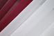 Кухонные шторы (265х170см) на карниз 1-1,5м цвет бордовый с белым 017к 50-007 Фото 5