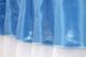 Кухонный комплект (270х170см) шторки с ламбрекеном и подхватами цвет белый с голубым 084к 59-823 Фото 4