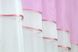 Кухонный комплект (270х170см) шторки с ламбрекеном и подхватами цвет белый с розовым 084к 52-0565 Фото 5