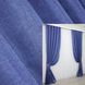 Комплект штор, коллекция "Лён Мешковина" цвет синий 773ш Фото 1