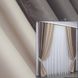 Комбіновані (2шт 1,4х2,7м) штори із тканини блекаут колір какао з бежевим 014дк (682-827ш) 10-565 Фото 1