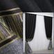 Шторы из ткани лен коллекции "ANZIO" цвет черно-серый с золотистым 1308ш Фото 1