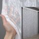 Тюль жаккард, коллекция "Мрамор" цвет белый 1400т Фото 1