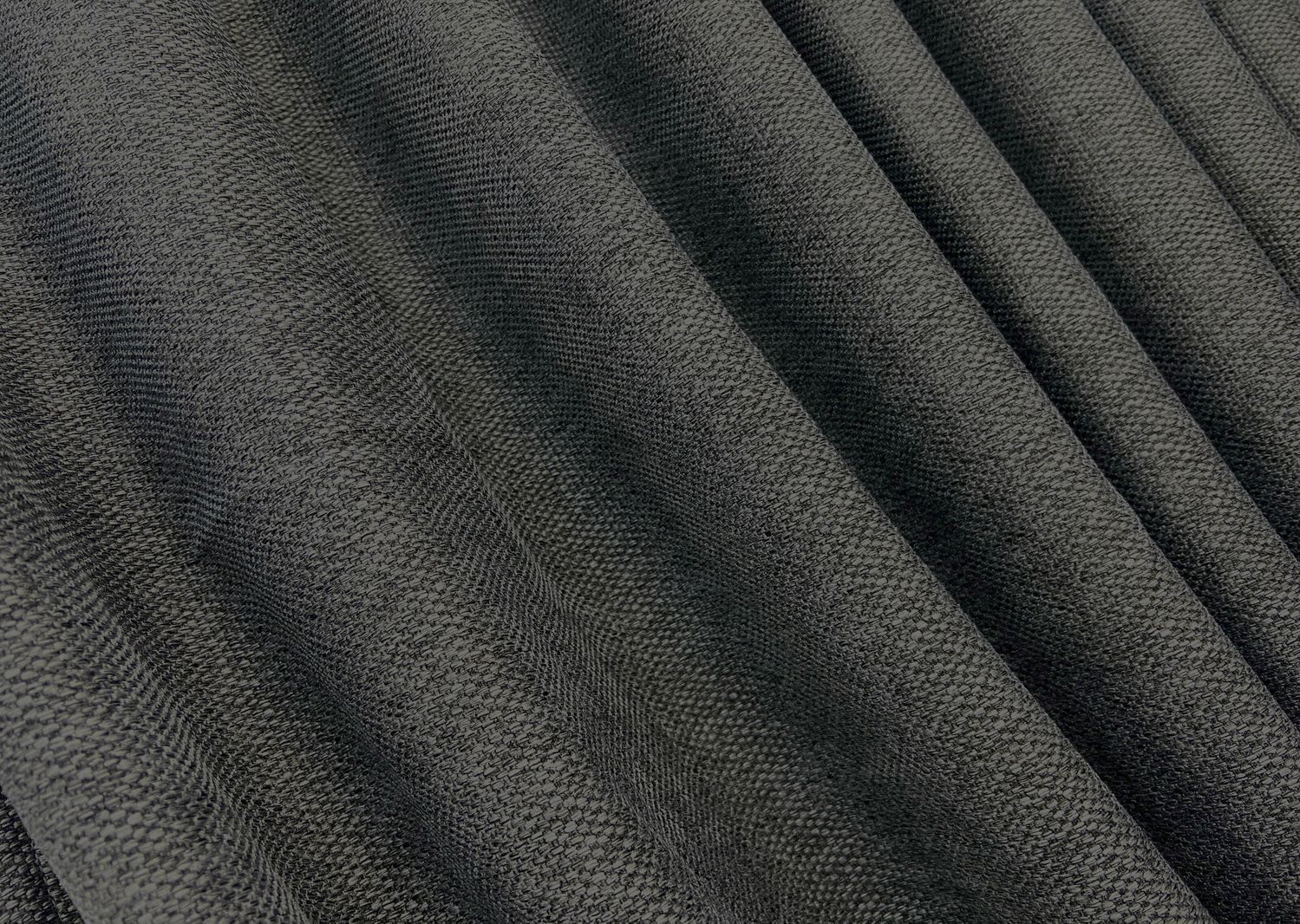 Комплект (2шт 2х3м) штор фактурный лен премиум, коллекция "Grand Linen", цвет графитовый 2028ш 32-383