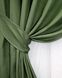 Комплект штор из ткани микровелюр Petek цвет зелёный 1011ш Фото 4