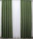 Комплект штор из ткани микровелюр Petek цвет зелёный 1011ш Фото 3