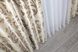 Комплект штор из ткани блэкаут коллекция "Лилия" цвет бежевый 074ш (Б) Фото 6