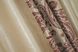 Комплект штор из ткани блэкаут-софт цвет песочный с бордовым 016дк (143-1023-143ш) Фото 9