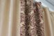 Комплект штор из ткани блэкаут-софт цвет песочный с бордовым 016дк (143-1023-143ш) Фото 6