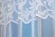 Кухонный комплект (255х170см) шторки с ламбрекеном и подхватами цвет голубой с белым 00к 59-585 Фото 4