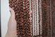 Штори-нитки (1 шт 3х3 м) спіраль з люрексом колір коричневий 61-021