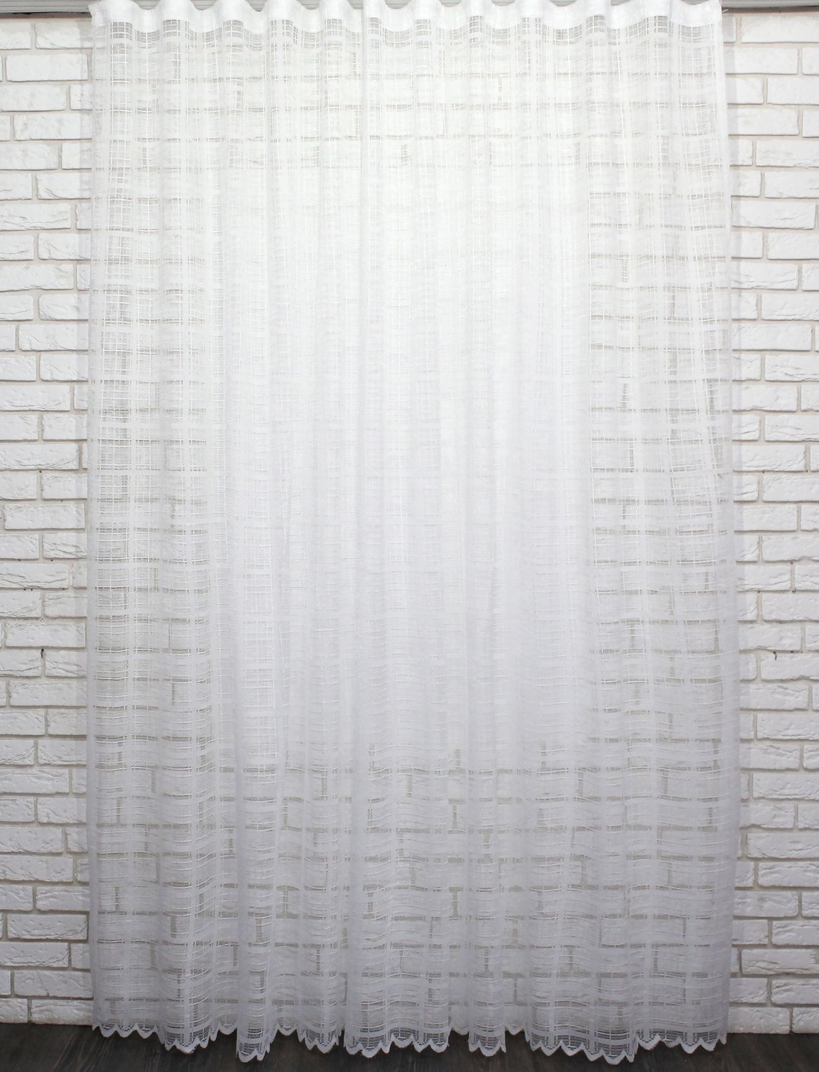 Тюль сетка, жаккард коллекция "Розалия" цвет белый 1006т, Тюль на метраж, Нужную Вам ширину указывайте при покупке. (Ширина набирается по длине рулона.), 2,7 м.
