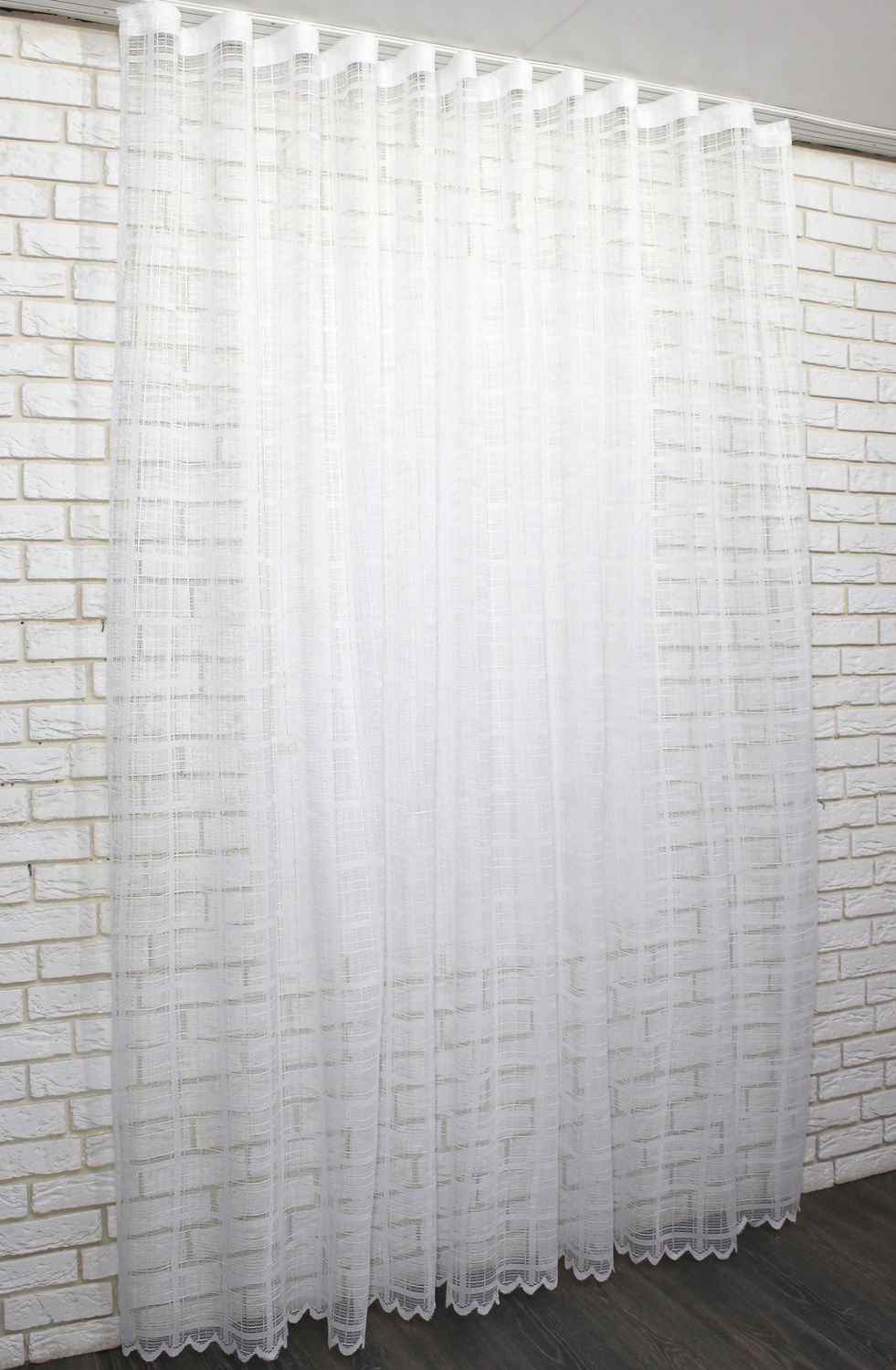 Тюль сітка, жакард колекція "Розалія" колір білий 1006т, Тюль на метраж, Без кріплення, тканина на відріз, Потрібну Вам ширину вказуйте при покупці. (Ширина набирається по довжині рулона.), 2,7 м.