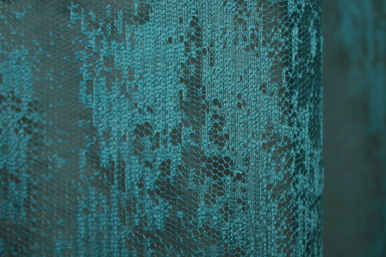 Тюль жаккард, коллекция "Мрамор" цвет бирюзовый 1409т, Тюль на метраж, Нужную Вам ширину указывайте при покупке. (Ширина набирается по длине рулона.), 2,8 м.