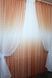 Комплект растяжка "Омбре" из шифона цвет терракотовый с белым 031дк 752т Фото 2