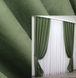 Комплект штор из ткани микровелюр Petek цвет зелёный 1011ш Фото 1